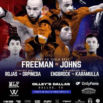 Fury FC 123: Freeman vs. Johns poster