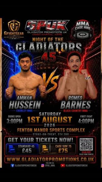 GPUK: Night of the Gladiators 45 poster