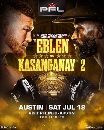 PFL Austin: Eblen vs Kasanganay 2 poster