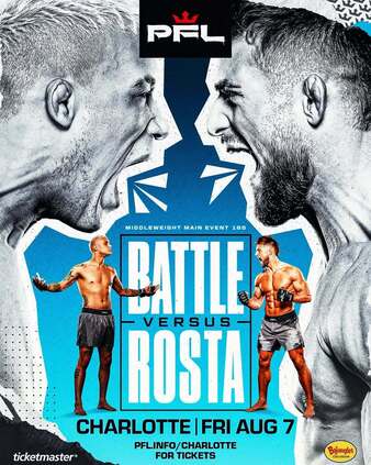 PFL Charlotte: Battle vs. Rosta poster
