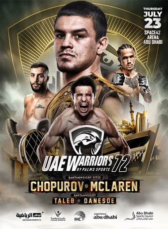 UAE Warriors 72: Chopurov vs. McLaren poster