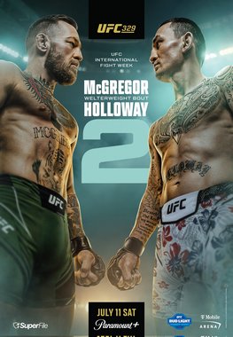 UFC 329: McGregor vs Holloway 2 poster